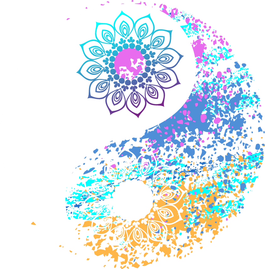 Pastel Symbol of Yin Yang